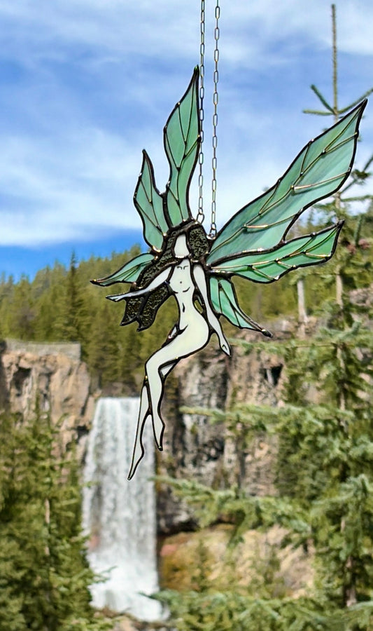 Forever Fae - Stained Glass Fairy Sun Catcher